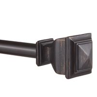 Matte Bronze Nathan Curtain Rod, 72 in.