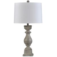 Gray Balustrade Table Lamp