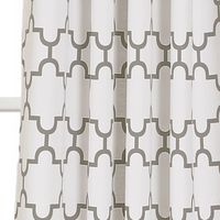 Gray Bella Curtain Panel Set, 84 in.