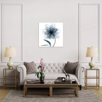 Indigo Bloom II Canvas Art Print