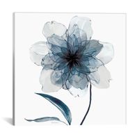 Indigo Bloom II Canvas Art Print