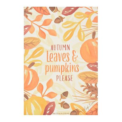 Autumn Leaves and Pumpkins Please Sachet