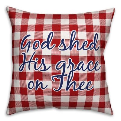 God Shed His Grace on Thee Pillow
