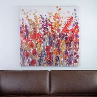 Wildflower Field Canvas Art Print