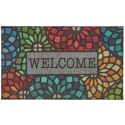 Stained Glass Florets Doormat