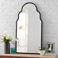 Maria Metal Black Arch Wall Mirror