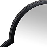 Maria Metal Black Arch Wall Mirror