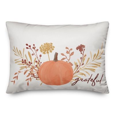 Grateful Harvest Double Sided Accent Pillow
