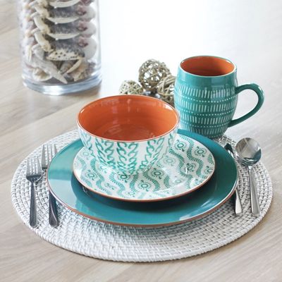 Turquoise Tangiers 16-pc. Dinnerware Set