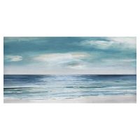 Silver Shore Canvas Art Print