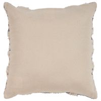Textured Blue Stripe Pillow