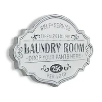 Enamel Laundry Room Wall Plaque