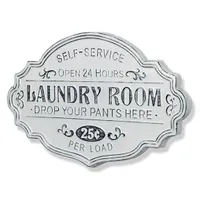 Enamel Laundry Room Wall Plaque