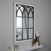 Vista Arched Windowpane Mirror