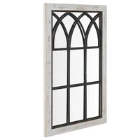 Vista Arched Windowpane Mirror