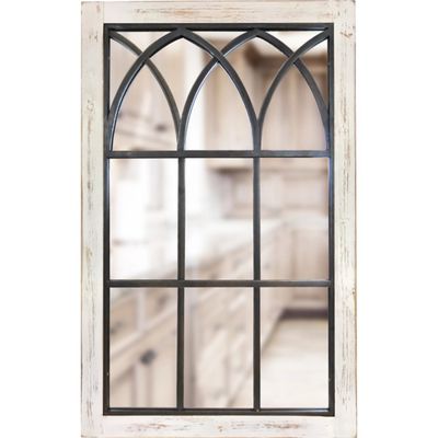 Vista Arched Windowpane Mirror