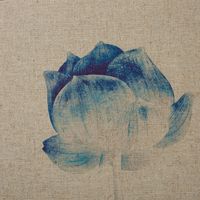 Botanical Framed Linen Canvas Art Print, Set of 3