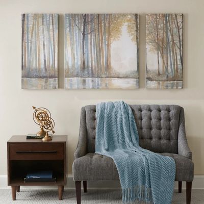 Forest Reflections Canvas Art Prints, Set of 3