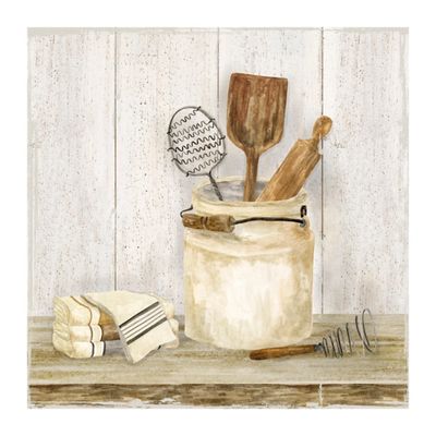 Vintage Kitchen I Giclee Canvas Art Print, 20x20