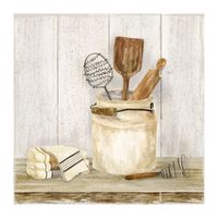 Vintage Kitchen I Giclee Canvas Art Print, 20x20