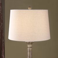 Chunky Washed Brown Floor Lamp