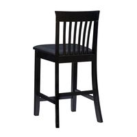 Black Jayden Craftsman Counter Stool