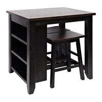 franklin kitchen island and stools