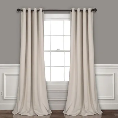 Wheat Lush Insulated Curtain Panel Set, 120 in.