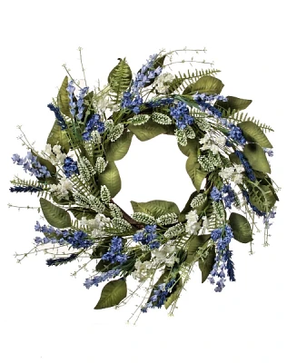 Lavender, Thistle, and Astilbe Wreath