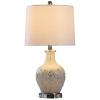 Painted Mercury Glass Table Lamp
