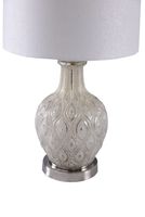 Painted Mercury Glass Table Lamp