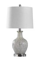 Painted Mercury Glass Table Lamp