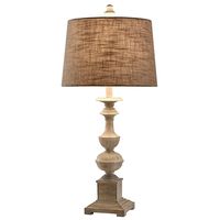 Natural Traditional Farmhouse Table Lamp