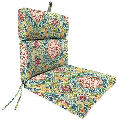 Multi Fiorella French Dining Chair Outdoor Cushion