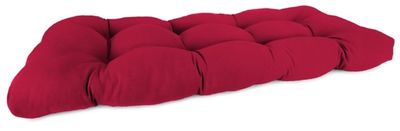 Red Pompei Wicker Settee Outdoor Cushion