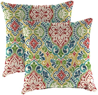 Multi Fiorella Outdoor Pillows, Set of 2