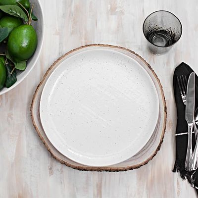 Speckled Cream Simple Things Dinner Plate