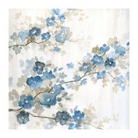 Dogwood in Blue I Giclee Canvas Art Print