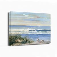 Beach Combers Giclee Canvas Art Print, 40x30