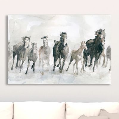 Running Wild Giclee Canvas Art Print