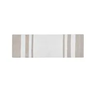 Brown Stripe Reversible Bath Runner