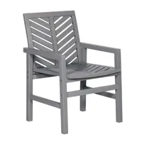 Gray Wash Acacia Wood Chevron 3-pc. Patio Set