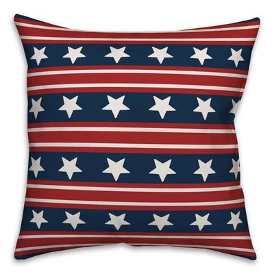 Stars and Stripes Double Sided Pillow