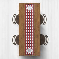 Stars and Stripes God Bless America Table Runner