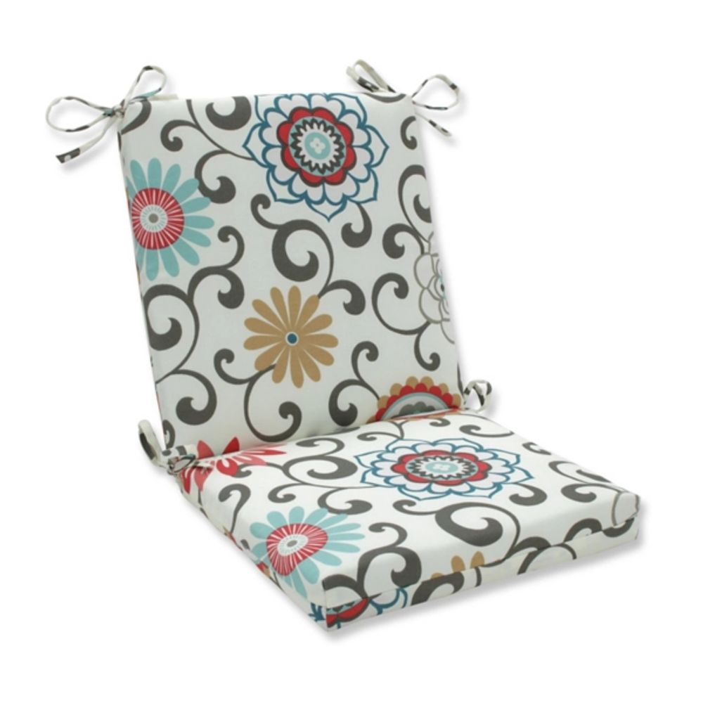 Peachtini Pom Pom Play Outdoor Chair Cushion