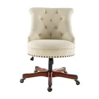 Beige Miller Tufted Office Chair