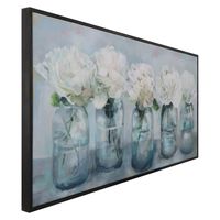 Fresh Picked Peonies Framed Art Print