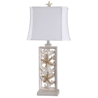 South Haven Stacked Starfish Table Lamp