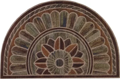 Boardwalk Path Ornamental Entry Slice Doormat