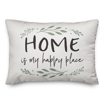 Home Is My Happy Place Pillow